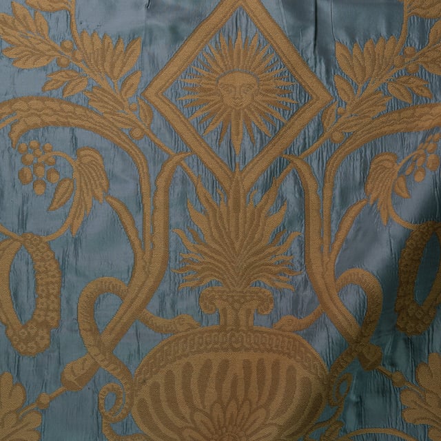 Toile de soie 2 lats Bleu (Roll 2)