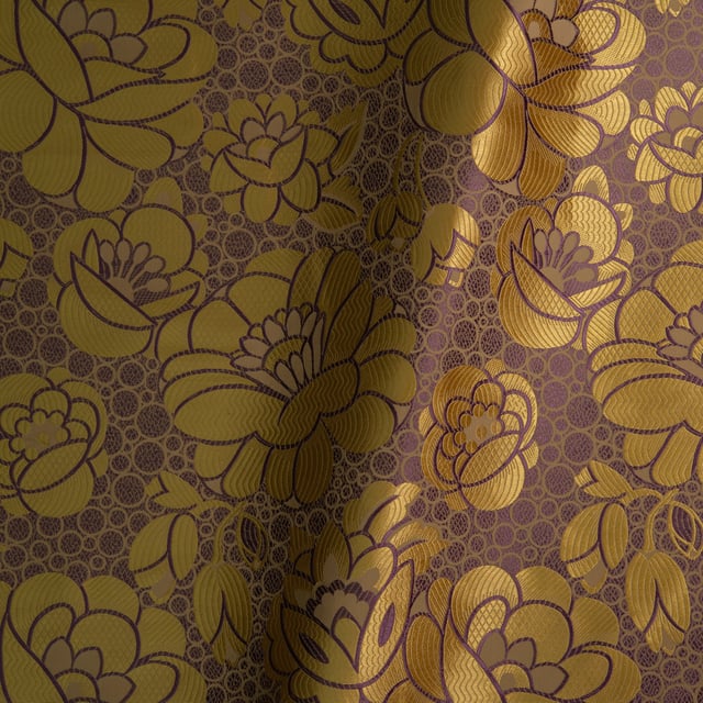Waterlilies Jaune & Lilas (Roll 2)