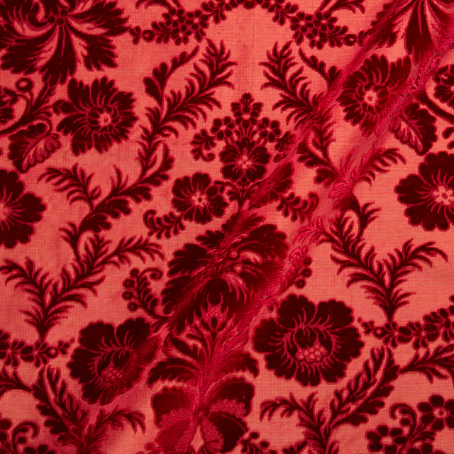 Velours ciselé Mansart Cramoisi (Roll)