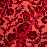 Vignette de Velours ciselé Mansart Cramoisi (Roll)