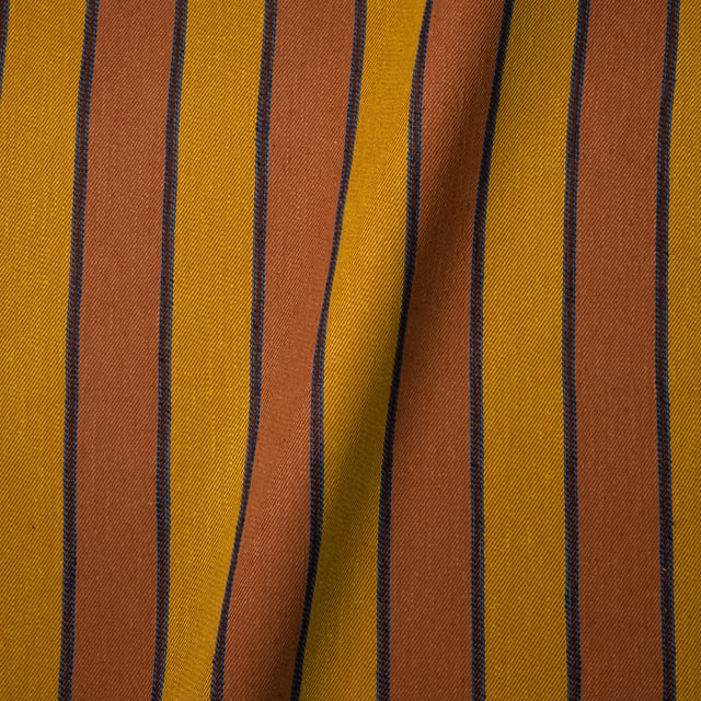Bourette rayée Bagnols Jaune et ocre (Roll 2)