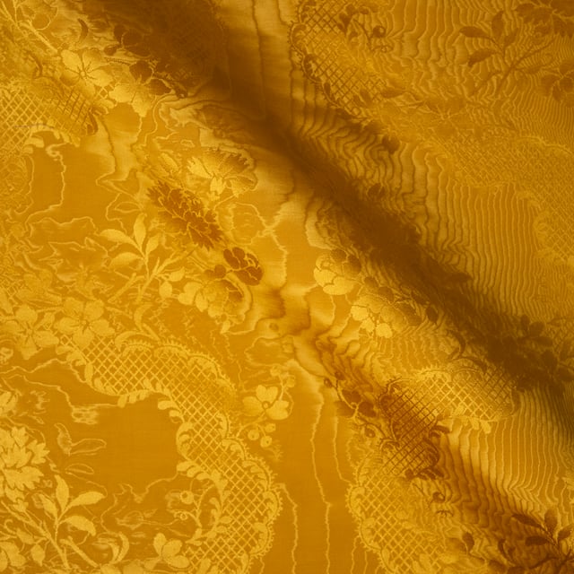 Damas Moiré Adélaïde Jaune Baronne (Roll)