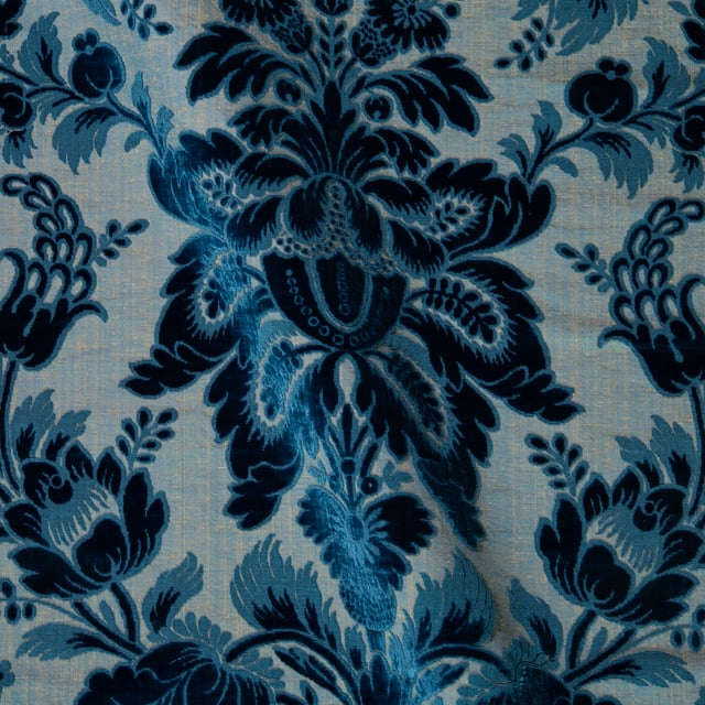 Velours ciselé Marigny Bleu (Roll)
