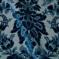Vignette de Velours ciselé Marigny Bleu (Roll)