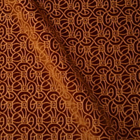 Vignette de Velours coupé Danube Brun (Roll 2)