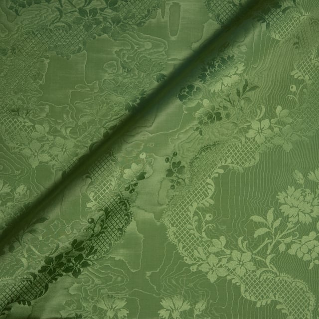 Damas Moiré Adélaïde Vert Comtesse (Roll)