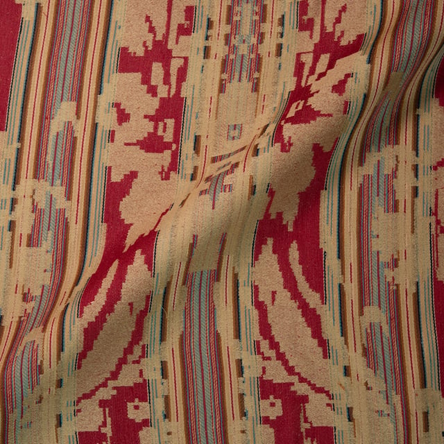 Damas rayé La Chesnaye Rouge (Roll)