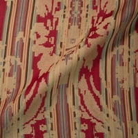 Vignette de Damas rayé La Chesnaye Rouge (Roll)