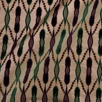 Vignette de Velours ciselé Marbeuf Polychrome (Roll 2)