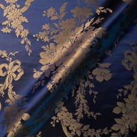 Vignette de Damas Eugénie Bleu nuit (Roll)