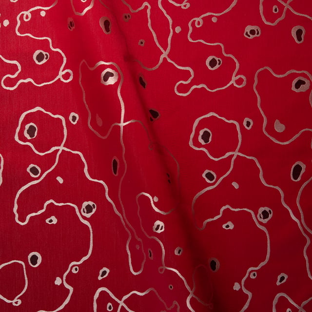 Satin façonné Ruhlmann Rubis (Roll)