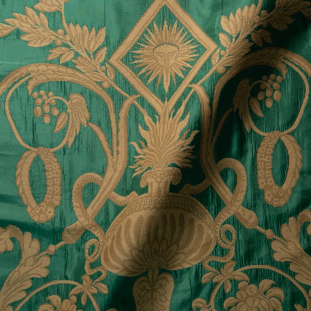 Toile de soie 2 lats Emeraude (Roll)