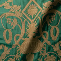 Vignette de Toile de soie 2 lats Emeraude (Roll)
