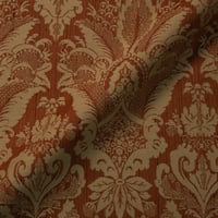 Vignette de Damas Alençon Terre cuite (Roll)
