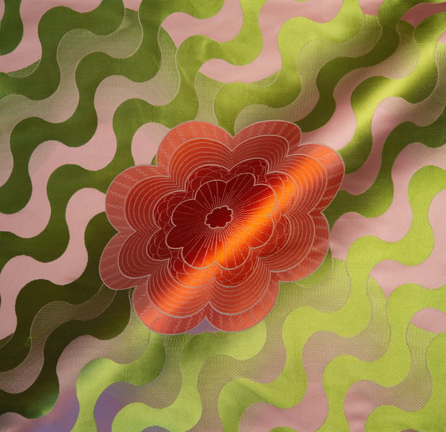 Waving Flower Orange Sunny (Roll 2)