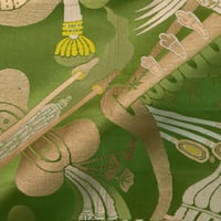 Vignette de Brocart Domino Vert (Roll)
