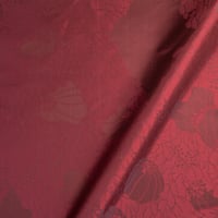 Vignette de Damas les Herbages Grenat ton s/ ton (Roll)