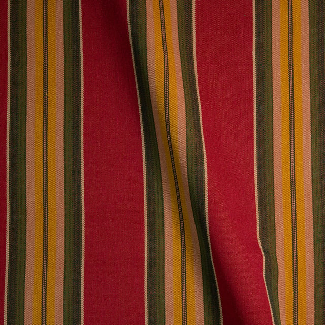 Bourette rayée Chavaniac Cramoisi (Roll)