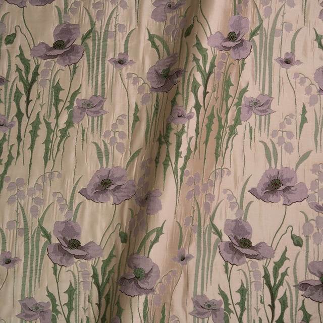 Toile de Soie Poppies Crème (Roll)