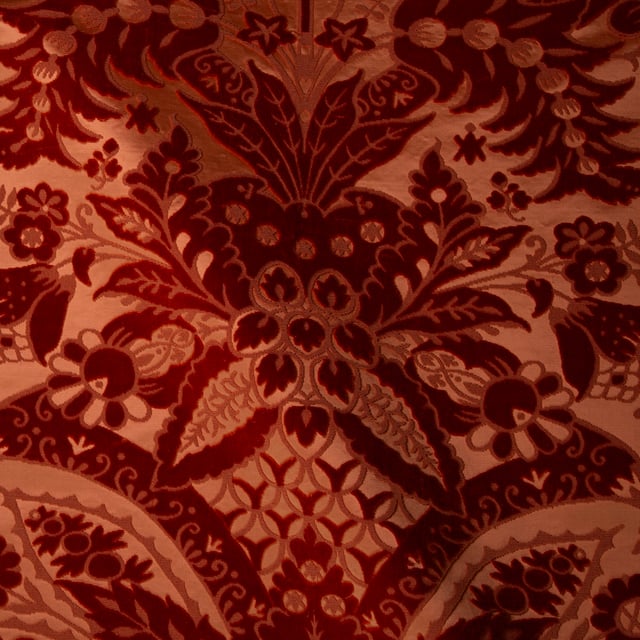 Velours ciselé Chiswick Terre cuite (Roll)