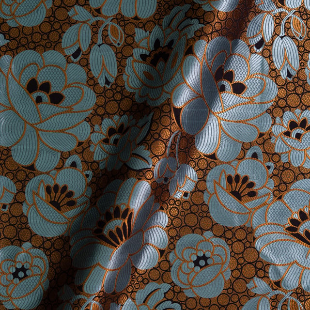 Waterlilies Tabac & Bleu (Roll)