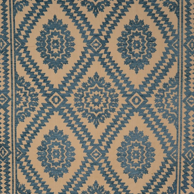 Toile façonnée Ouchak Saphir (Carré)