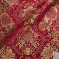 Vignette de Lampas Madrigal Rouge (Roll)
