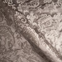 Vignette de Damas Madame Denis Gris Pivoine (Roll 2)