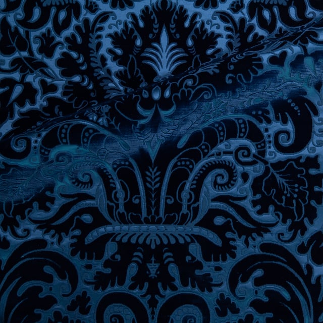 Velours ciselé Marly Bleu (Roll 2)