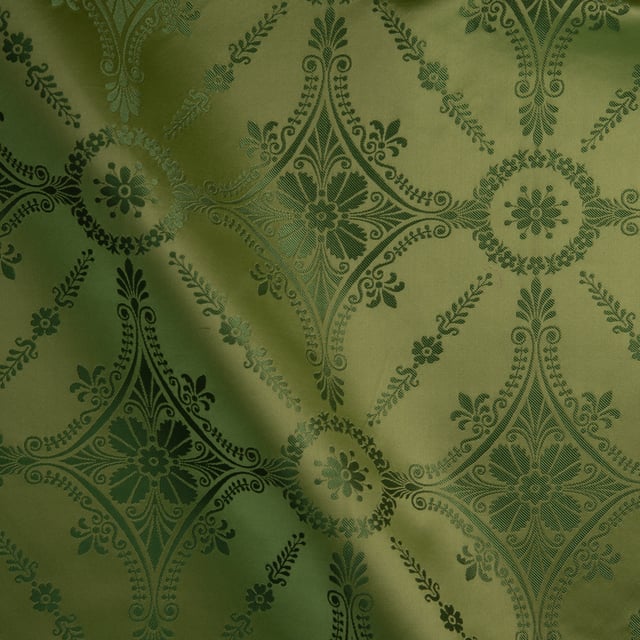 Lampas Hortense Vert (Roll 2)