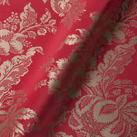 Vignette de Lampas Buffon Rouge (Roll)