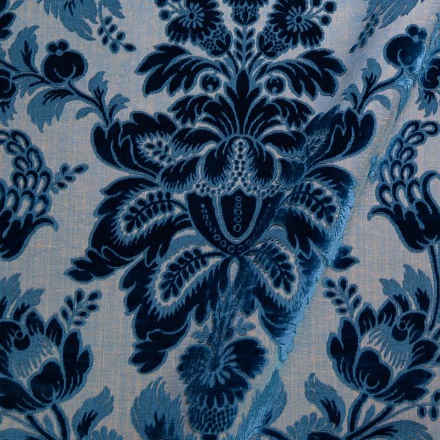 Velours ciselé Marigny Bleu (Roll 2)