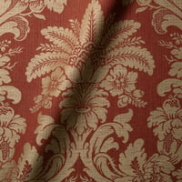 Vignette de Toile façonné Valréas Rouge et bis (Roll 2)