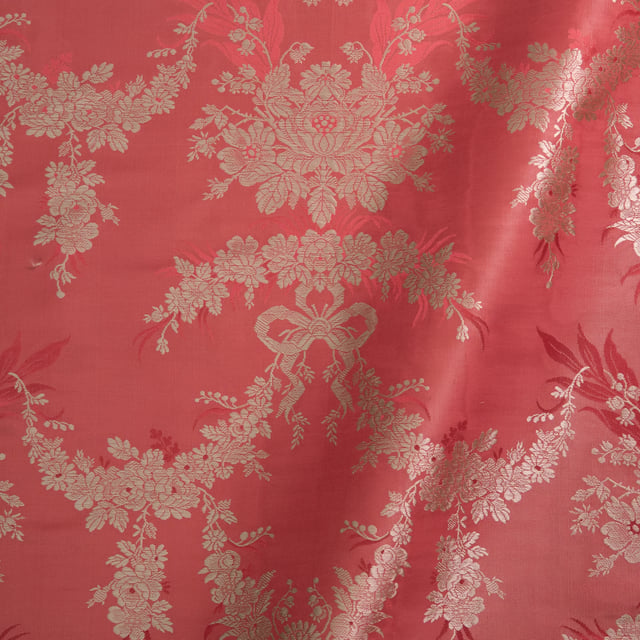 Lampas moiré Duchesse Rose (Roll 2)
