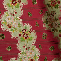 Vignette de Broché à bras Madame Victoire Cramoisi et vert (Roll)