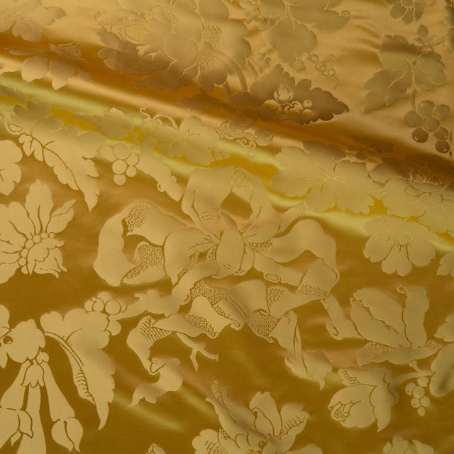 Damas Théâtre Napoléon III Fontainebleau Jaune (Roll)