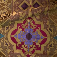 Vignette de Lampas Brocart Yastik Polychrome (Roll)