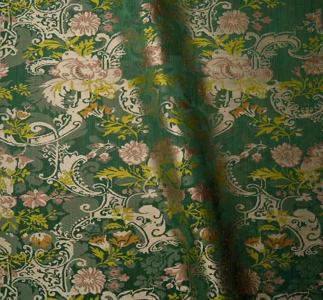 Lampas Baroque Vert (Roll)