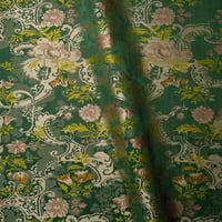 Vignette de Lampas Baroque Vert (Roll)