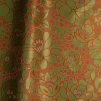 Vignette de Waterlilies Mandarine & Vert (Roll 2)