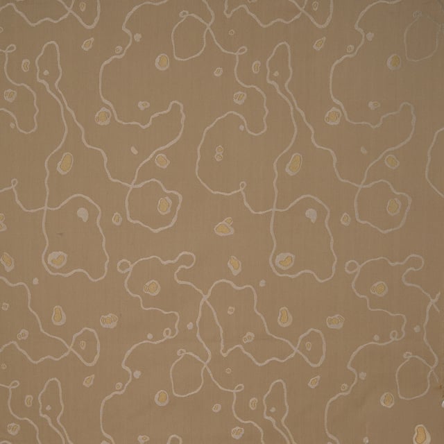 Satin façonné Ruhlmann Creme (Carré)