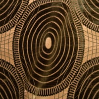 Vignette de Velours ciselé Saturne Brun (Roll)