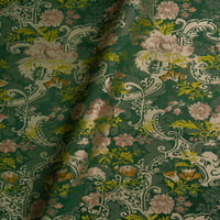 Vignette de Lampas Baroque Vert (Roll 2)