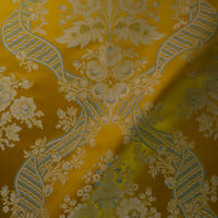 Vignette de Lampas 3 lats Jansen Jaune creme & bleu (Roll 2)