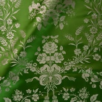 Vignette de Lampas putti Vert (Roll)