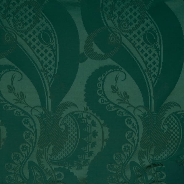 Damas Siam Vert malachite (Carré)