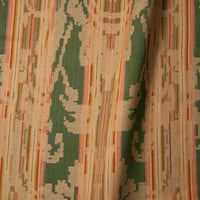 Vignette de Damas rayé La Chesnaye Vert (Roll)