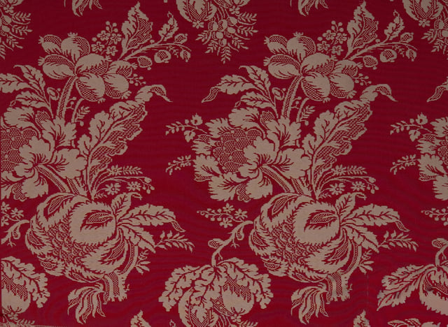 Lampas Buffon Rouge (Carré)