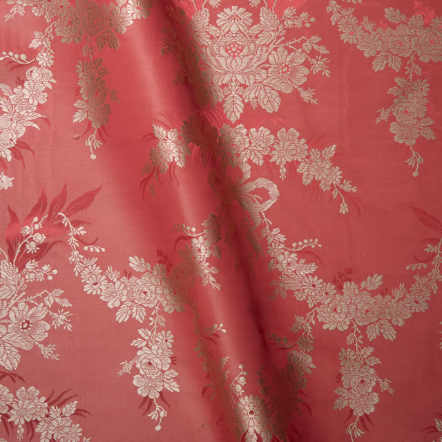 Lampas moiré Duchesse Rose (Roll)