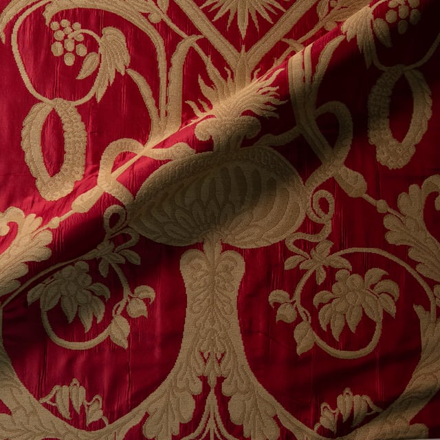 Toile de soie 2 lats Cramoisi (Roll)
